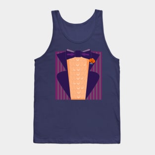 Funny Halloween Tuxedo Tank Top